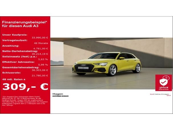 Audi A3 30 TDI S tronic Sportback 85 kW image number 5