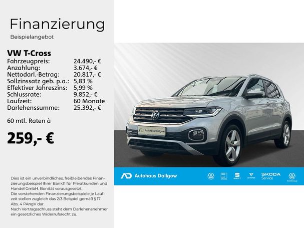 Volkswagen T-Cross 1.5 TSI 110 kW image number 5