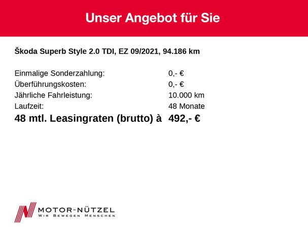 Skoda Superb Combi 2.0 TDI Style 4x4 DSG 147 kW image number 19