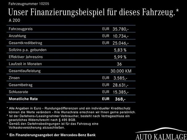 Mercedes-Benz A 200 120 kW image number 21