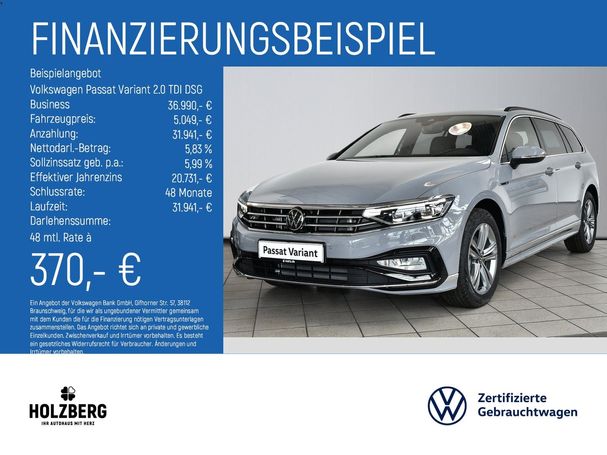 Volkswagen Passat Variant 2.0 TDI Business DSG 110 kW image number 5