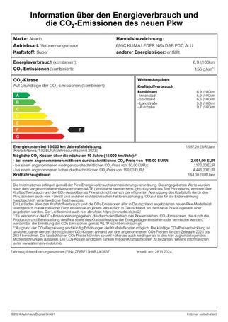 Abarth 695C 132 kW image number 6