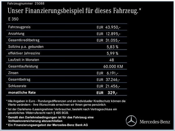 Mercedes-Benz E 350 d Cabrio 210 kW image number 10