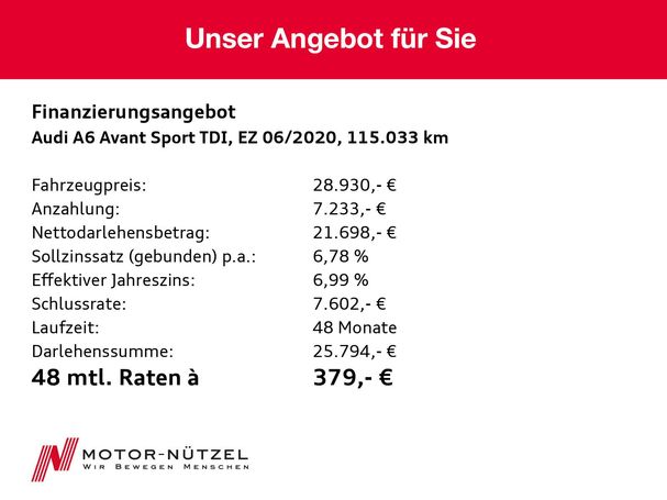 Audi A6 40 TDI Avant 150 kW image number 3