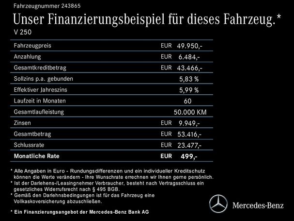 Mercedes-Benz V 250d 140 kW image number 2