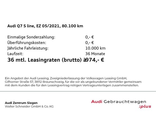 Audi Q7 55 TFSIe quattro S-Line 280 kW image number 5