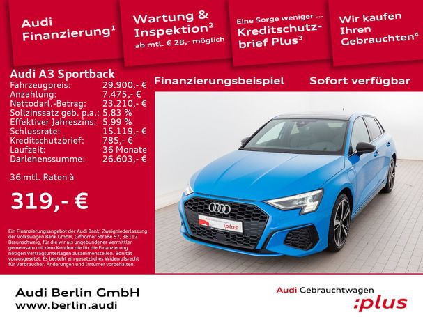 Audi A3 TFSIe S-line Sportback 150 kW image number 2