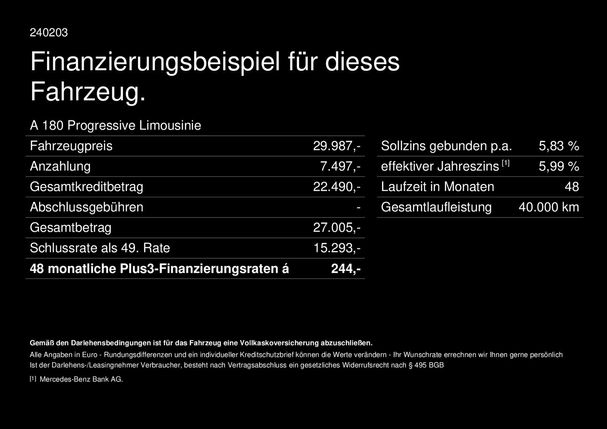 Mercedes-Benz A 180 100 kW image number 25