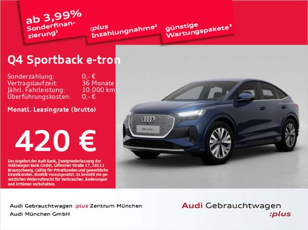 Audi Q4 45 e-tron Sportback 195 kW image number 5