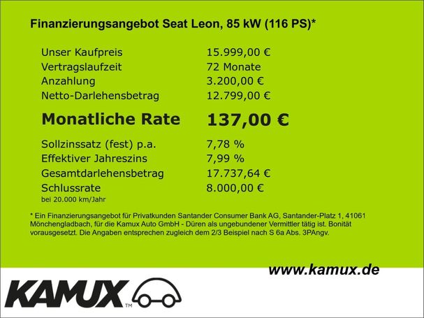 Seat Leon 1.6 TDI XCellence 85 kW image number 1