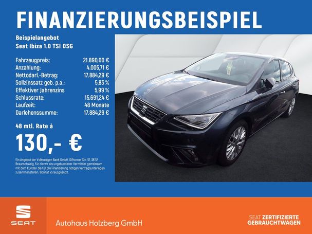 Seat Ibiza 1.0 TSI DSG FR 81 kW image number 6