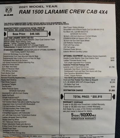 RAM 1500 293 kW image number 39