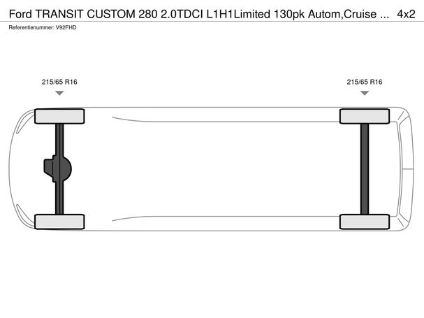 Ford Transit Custom 280 2.0 TDCi 96 kW image number 34