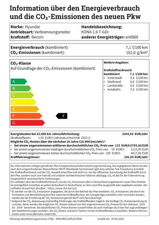 Hyundai Kona 1.6 T-GDI DCT 146 kW image number 6