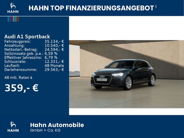 Audi A1 30 TFSI Sportback Advanced 85 kW image number 4