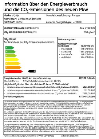 Ford Ranger 3.0 Wildtrak e-4WD 177 kW image number 19