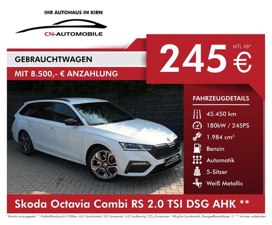 Skoda Octavia Combi 2.0 TSI DSG RS 180 kW image number 5