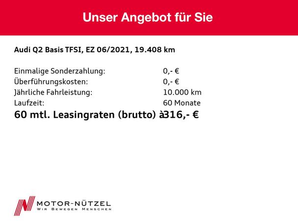 Audi Q2 35 TFSI 110 kW image number 17