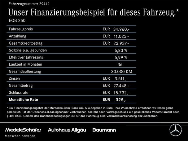 Mercedes-Benz EQB 250 140 kW image number 21