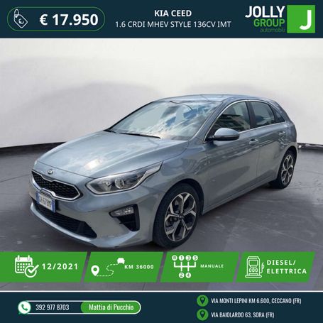 Kia Ceed 1.6 CRDi MHEV 100 kW image number 1