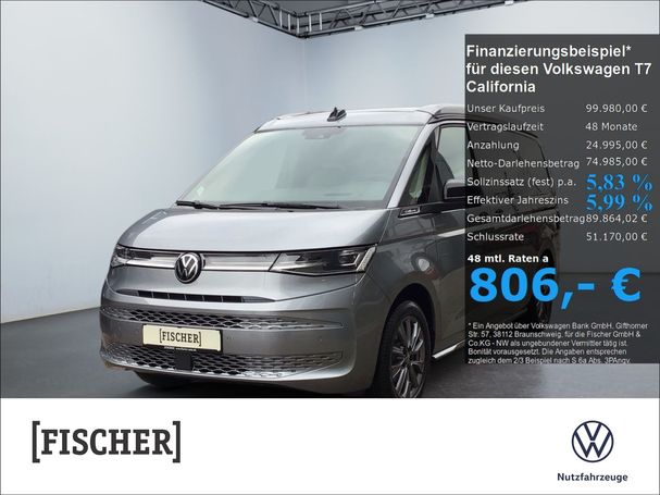 Volkswagen T7 California 2.0 TDI Ocean 110 kW image number 1