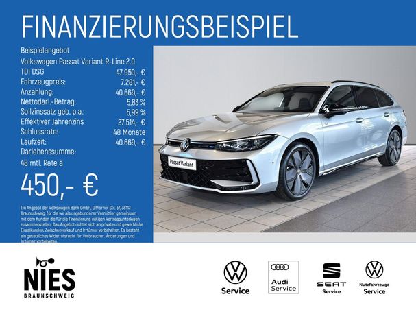 Volkswagen Passat Variant 2.0 TDI R-Line DSG 110 kW image number 5