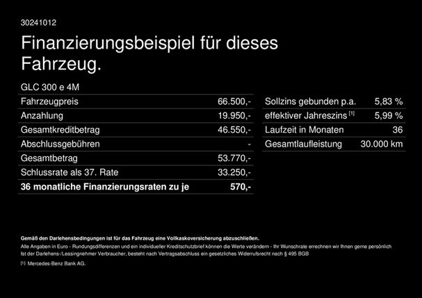 Mercedes-Benz GLC 300 e AMG Premium 230 kW image number 25