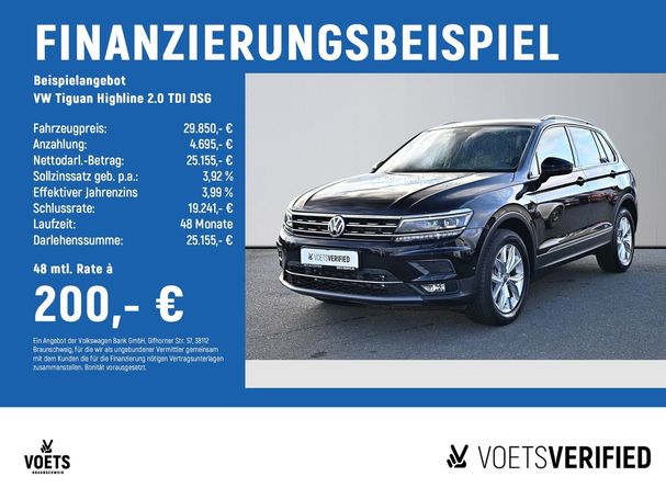 Volkswagen Tiguan 2.0 TDI DSG Highline 4Motion 140 kW image number 5