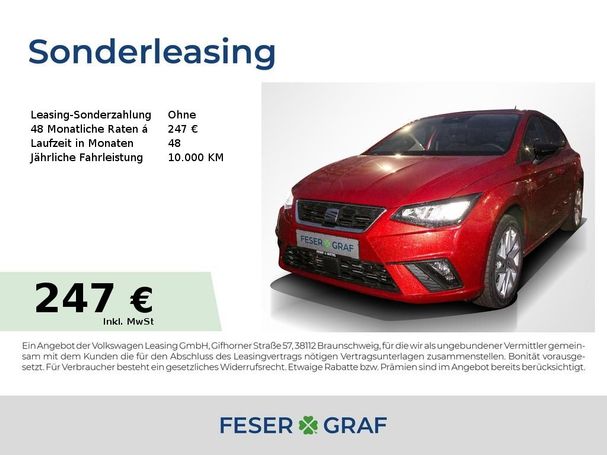 Seat Ibiza 1.0 TSI DSG FR 85 kW image number 2