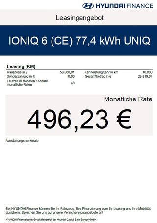 Hyundai Ioniq 6 77 kWh 239 kW image number 6