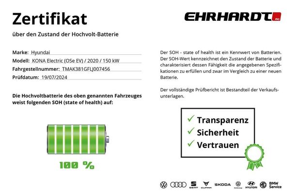 Hyundai Kona Elektro 150 kW image number 5