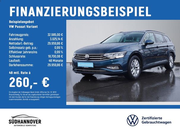 Volkswagen Passat Variant 2.0 TDI Business DSG 110 kW image number 5