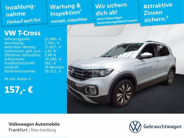 Volkswagen T-Cross 1.0 TSI DSG 81 kW image number 5