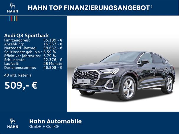 Audi Q3 35 TDI S-line Sportback 110 kW image number 4