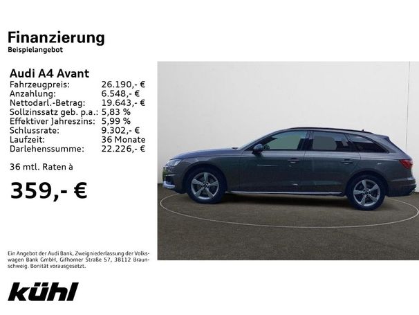 Audi A4 2.0 TDI S tronic Avant Advanced 150 kW image number 5