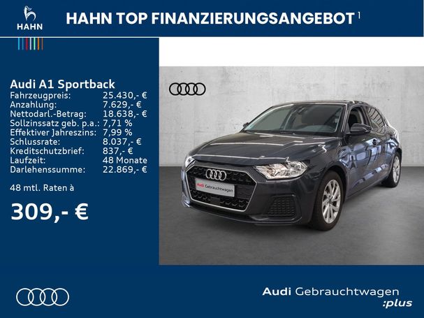 Audi A1 25 TFSI Sportback 70 kW image number 2