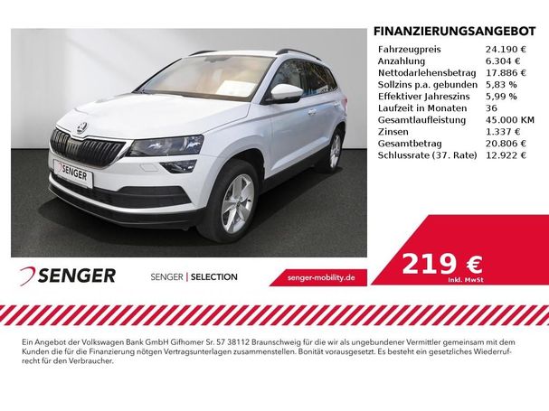 Skoda Karoq 1.5 TSI Ambition 110 kW image number 4