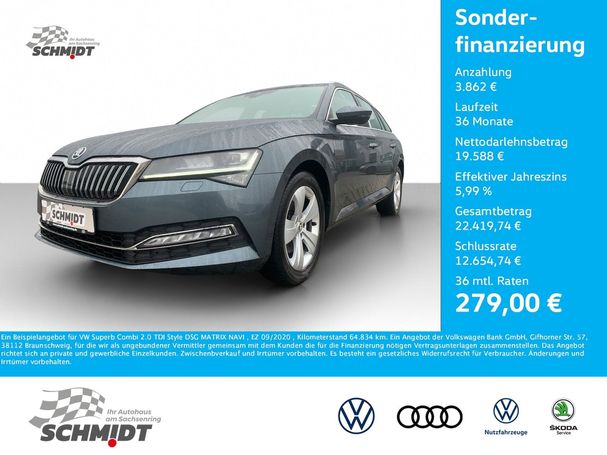 Skoda Superb Combi 2.0 TDI Style 110 kW image number 2