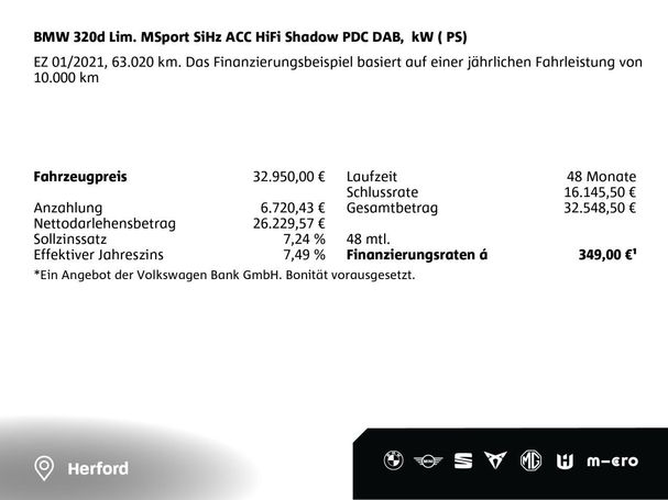 BMW 320d 140 kW image number 5