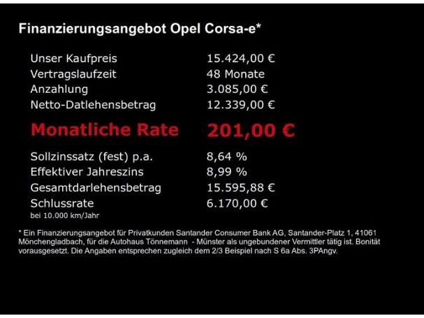 Opel Corsa e 100 kW image number 5