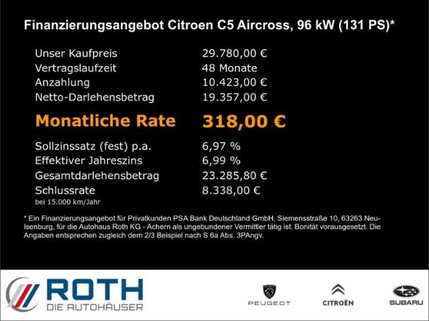 Citroen C5 Aircross PureTech 130 Shine EAT8 96 kW image number 6