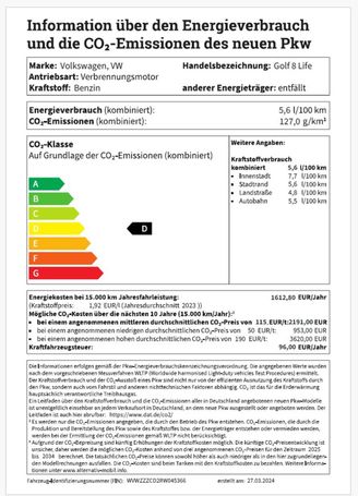 Volkswagen Golf 1.5 110 kW image number 16