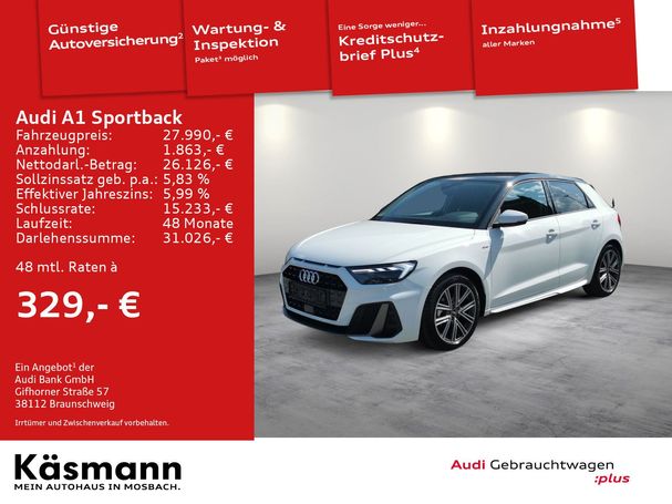 Audi A1 35 TFSI S-line Sportback 110 kW image number 4