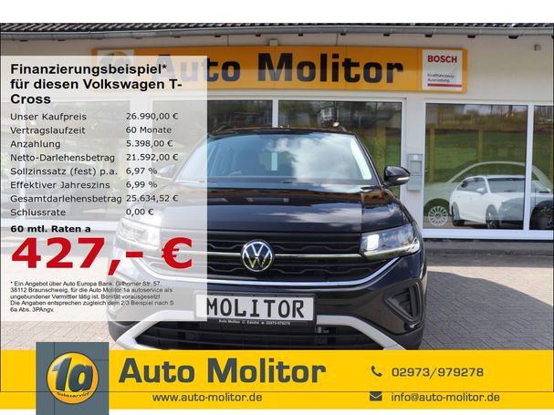 Volkswagen T-Cross 1.0 TSI Life 85 kW image number 5