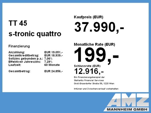 Audi TT 45 quattro S tronic S-line 180 kW image number 4