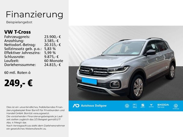 Volkswagen T-Cross 1.0 TSI Life 81 kW image number 5