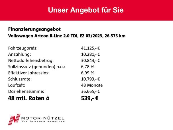 Volkswagen Arteon 2.0 TDI DSG 147 kW image number 18