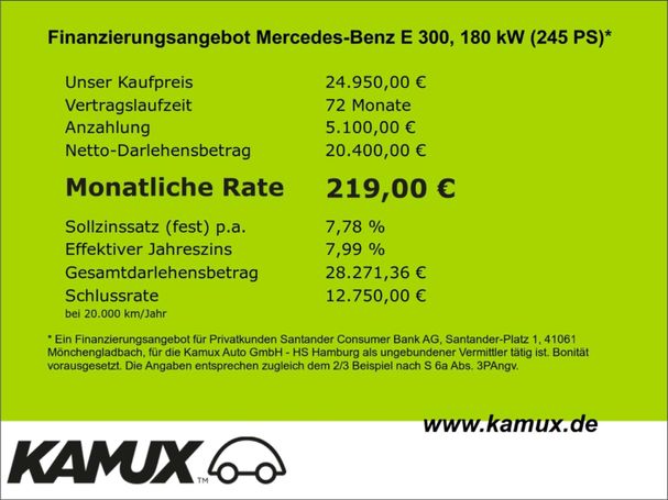 Mercedes-Benz E 300 d T 9G-Tronic 180 kW image number 11