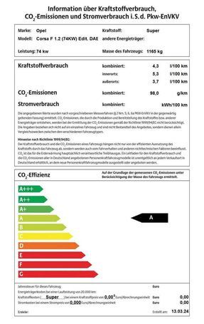 Opel Corsa 1.2 74 kW image number 20