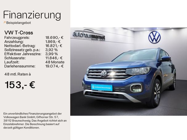 Volkswagen T-Cross 1.0 TSI 70 kW image number 4